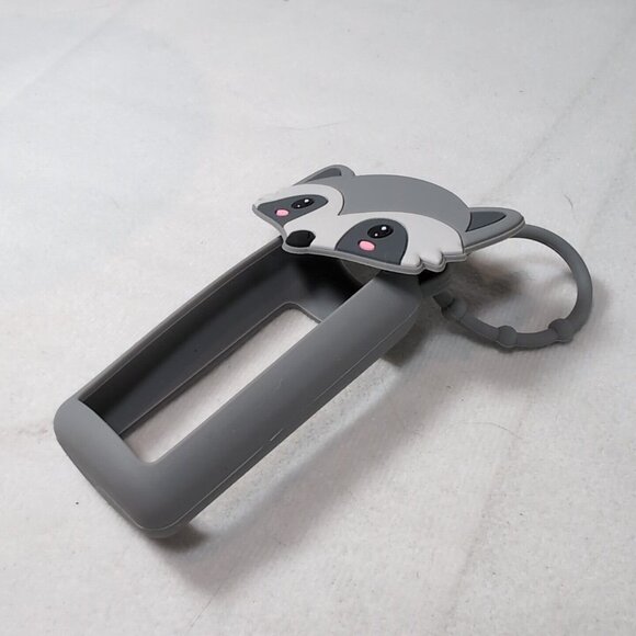 Young Living Racoon Thieves Holder Silicone Sleeve Hand Sanitizer Animal Oils - Picture 5 of 6